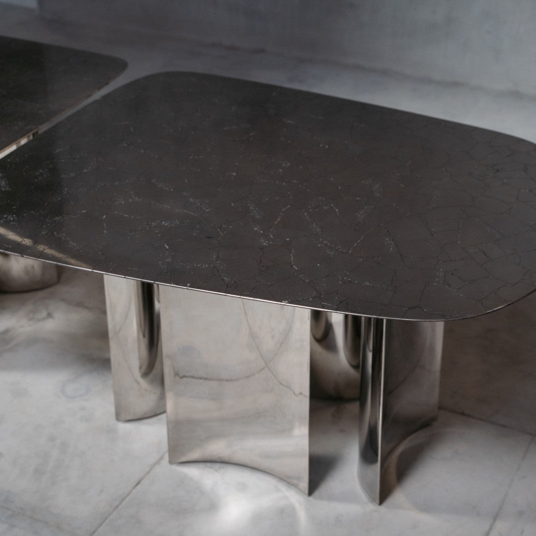 Rock Pyrite Dining Table