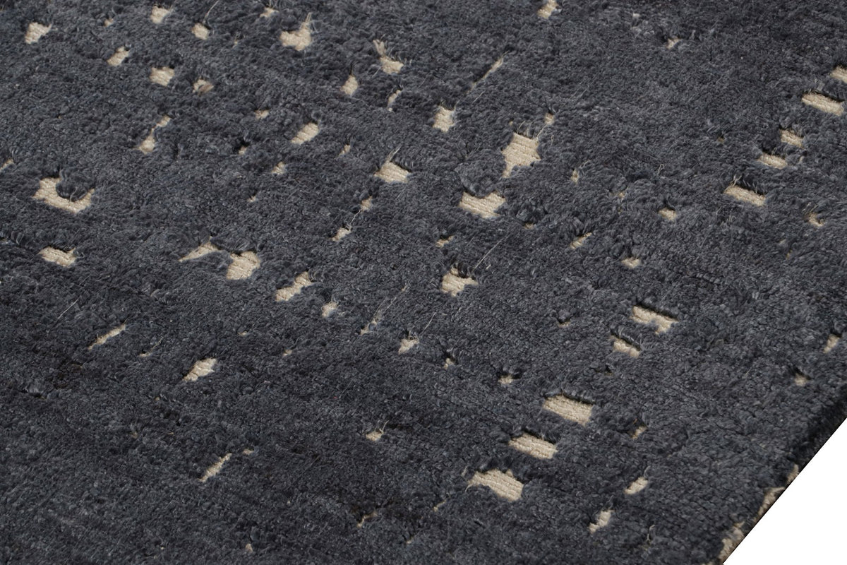 Rug & Kilim's Contemporary Rug in Grisailles Tones “City Lights”, 10'0" x 14'0"