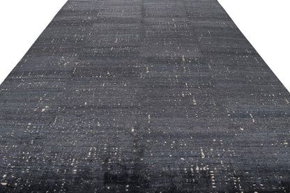 Rug & Kilim's Contemporary Rug in Grisailles Tones “City Lights”, 10'0" x 14'0"