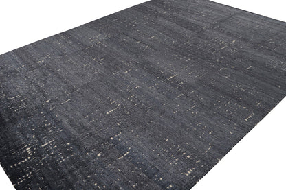 Rug & Kilim's Contemporary Rug in Grisailles Tones “City Lights”, 10'0" x 14'0"