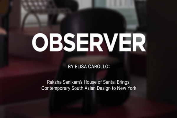 Raksha Sanikam’s House of Santal Brings Contemporary South Asian Design to New York