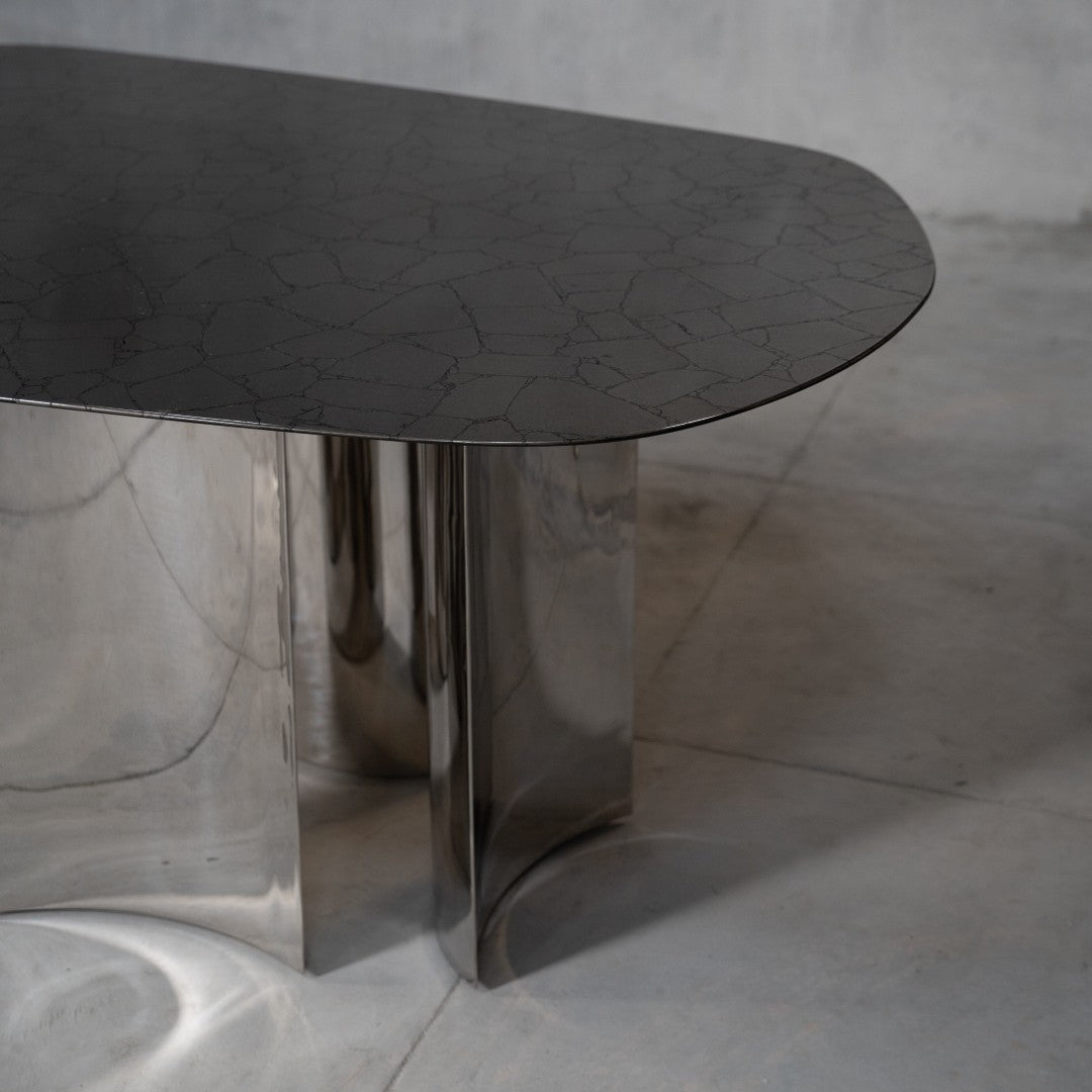 Rock Pyrite Dining Table