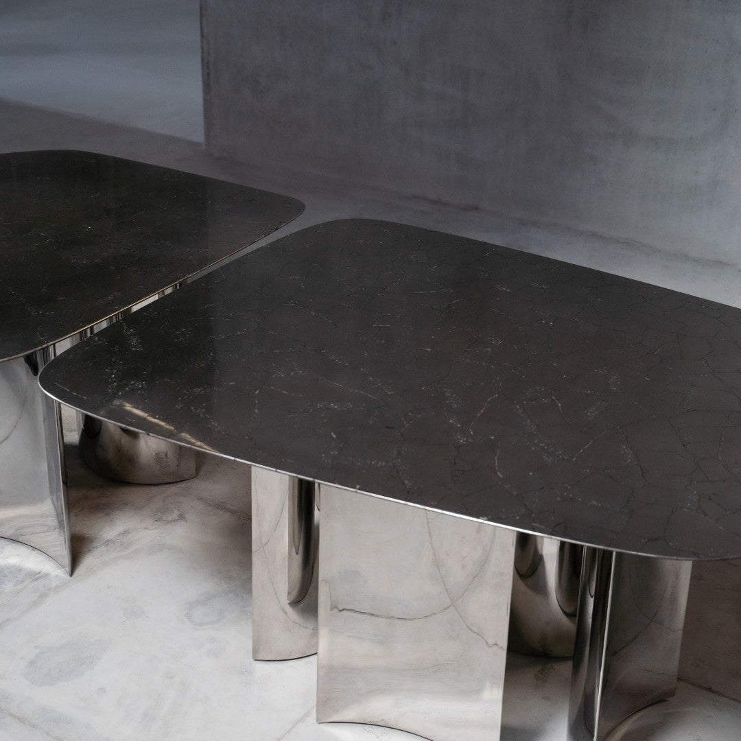 Rock Pyrite Dining Table